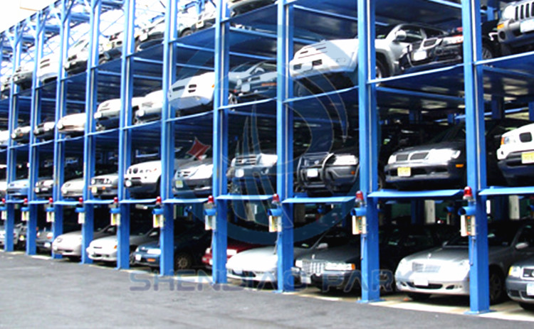 簡易升降式雙層機械車位 簡易升降式雙層機械車位